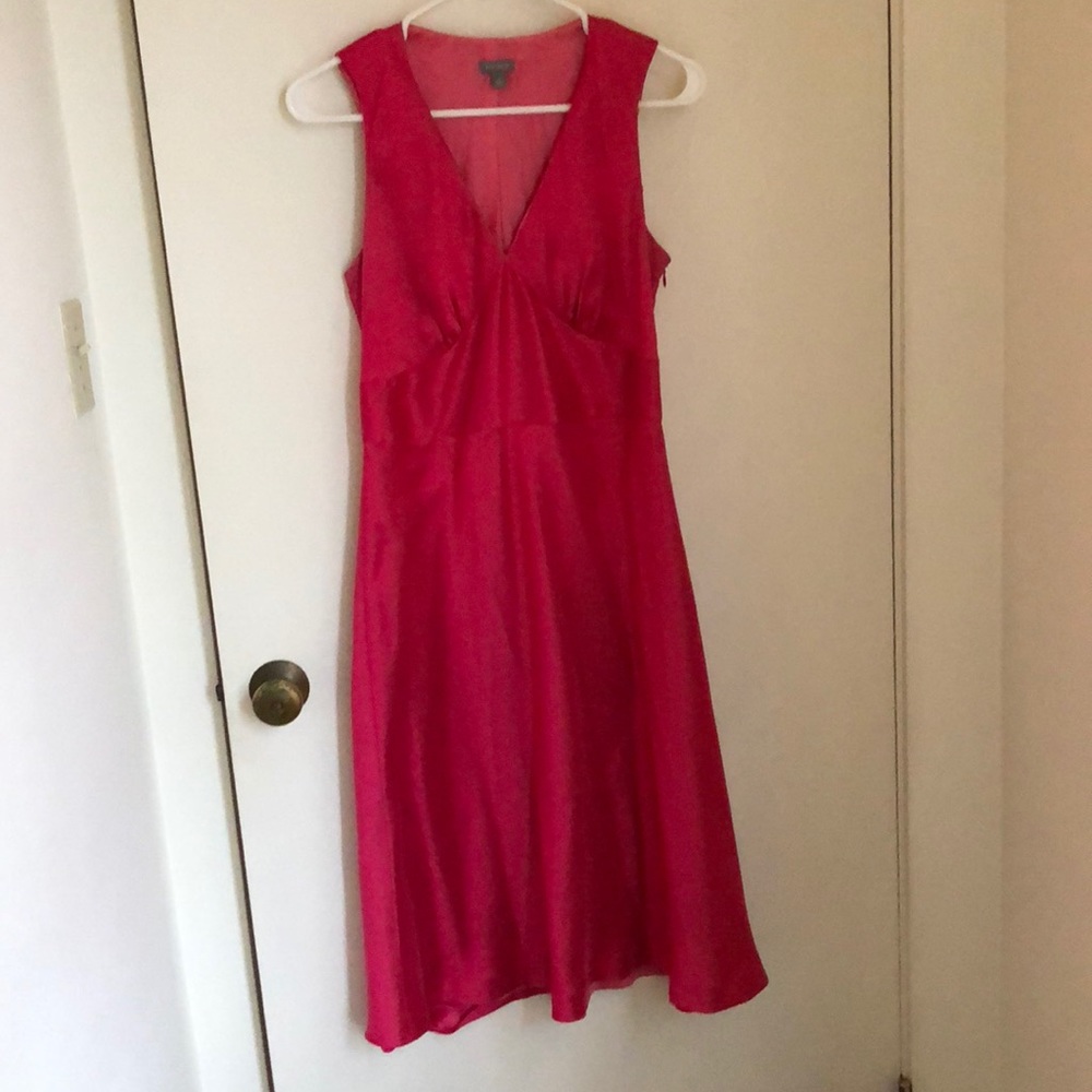 Pink silk Ann Taylor dress